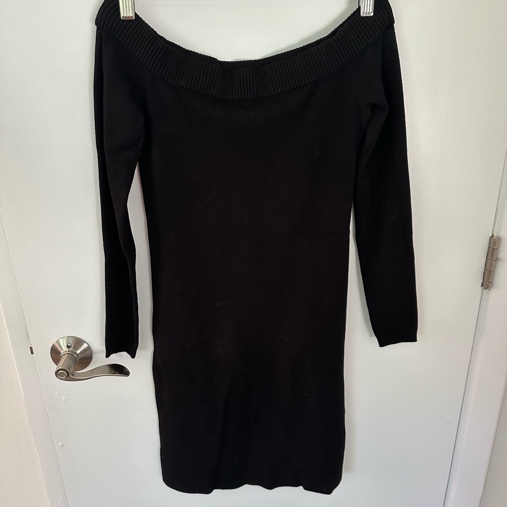 Club Monaco Sweater Dress Black